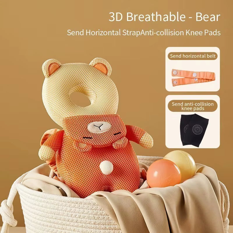 Newborn Baby Things Mother Kids Items for Babies 1-3T Toddler Baby Head Protector Cartoon Security Baby Pillows AB268