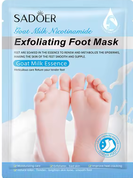 Plantifique Vitamin Foot Peel Mask – Deep Exfoliation, Callus Removal & Intense Hydration