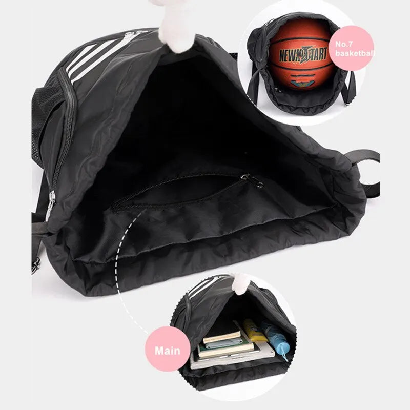 Sport Basketball Backpack Travel Outdoor Waterproof Swimming Fitness Travel Sports Bag Basketball Pouch Hiking Climbing Backpack